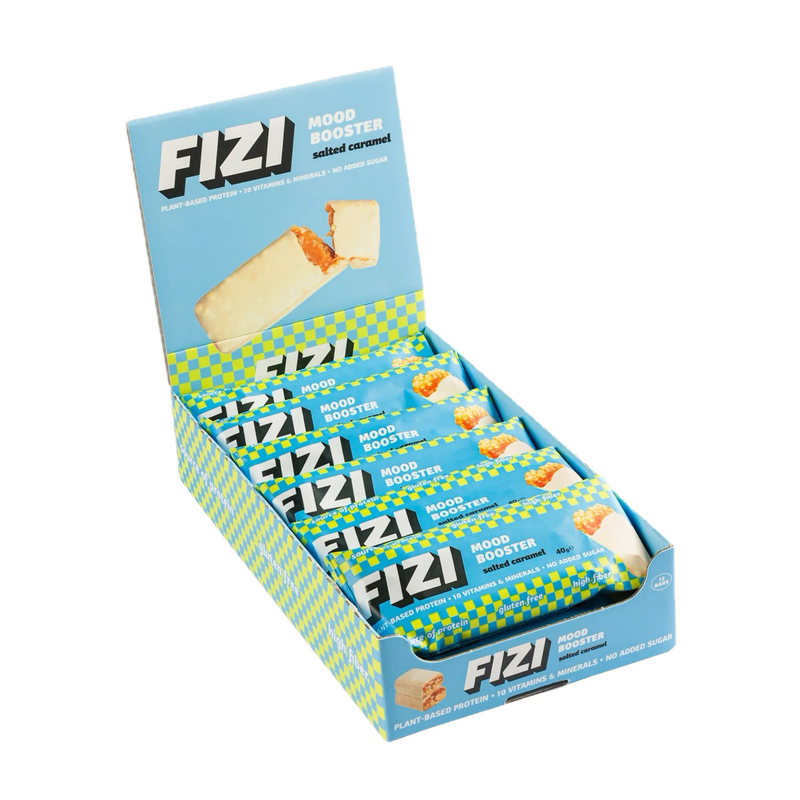 Батончик Fizi Salted Caramel у білій глазурі 40г