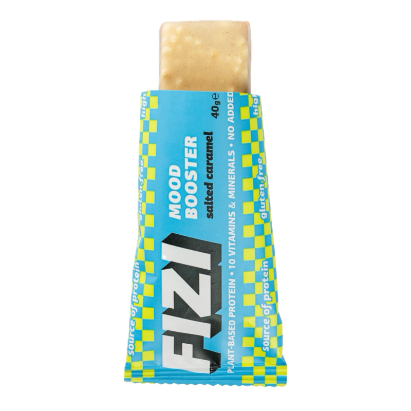 Батончик Fizi Salted Caramel у білій глазурі 40г
