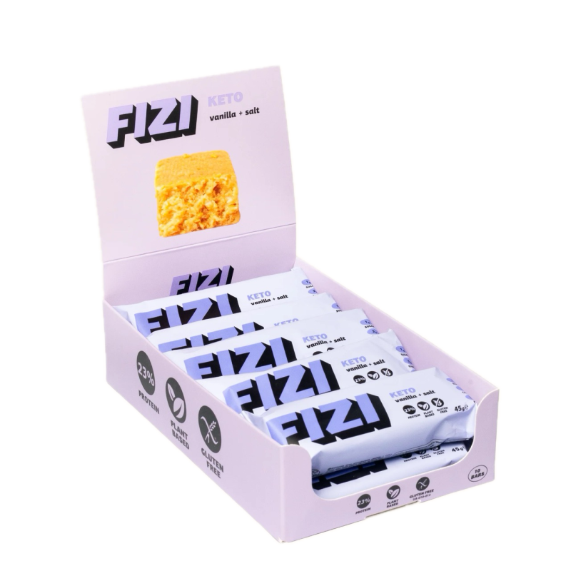 Батончик Fizi Кето Vanilla + Salt 45г