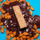 Батончик протеїновий Fizi protein almond + choco у шоколадній глазурі 45г