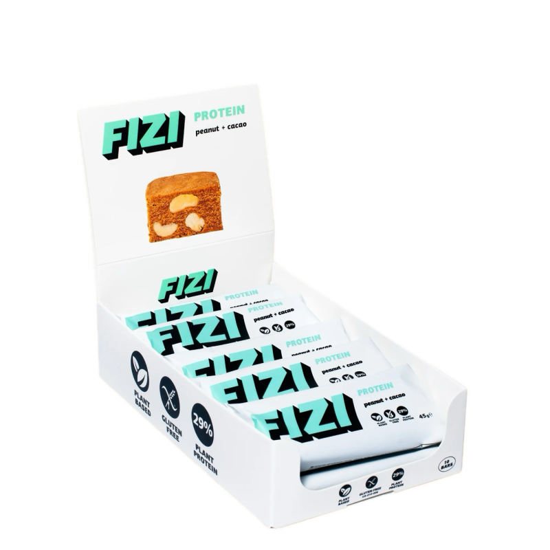 Батончик протеїновий Fizi Peanut + cacao 45г