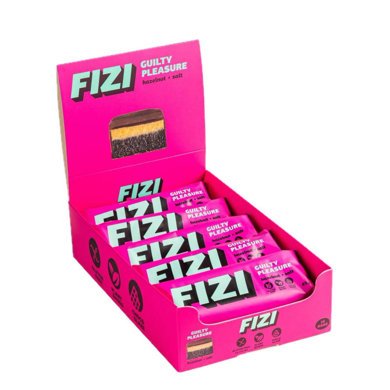 Батончик Fizi Guilty Pleasure hazelnut + salt 45г