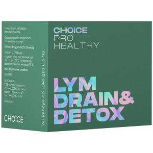 Лімфодренаж і детоксикація Choice LYM drain&detox 60 капсул