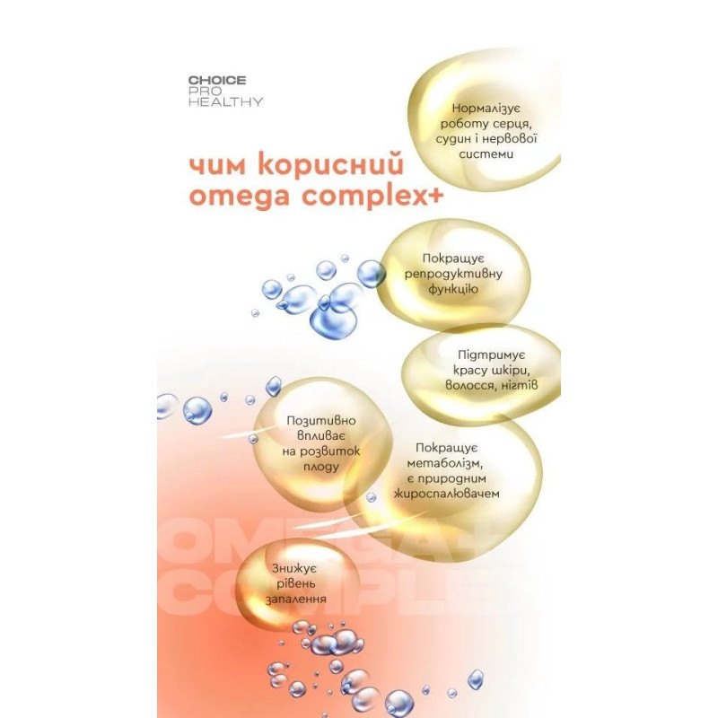 Комплекс Омега 3-6-9 Choice Omega complex 60 капсул