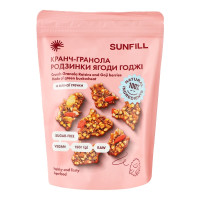 Кранч-гранола Sunfill родзинки-ягоди годжі 150г
