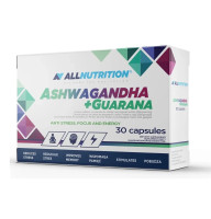 Ашваганда та гуарана Allnutrition Ashwagandha 300 mg + Guarana 30 caps