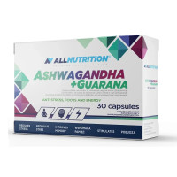 Ашваганда та гуарана Allnutrition Ashwagandha 300 mg + Guarana 30 caps