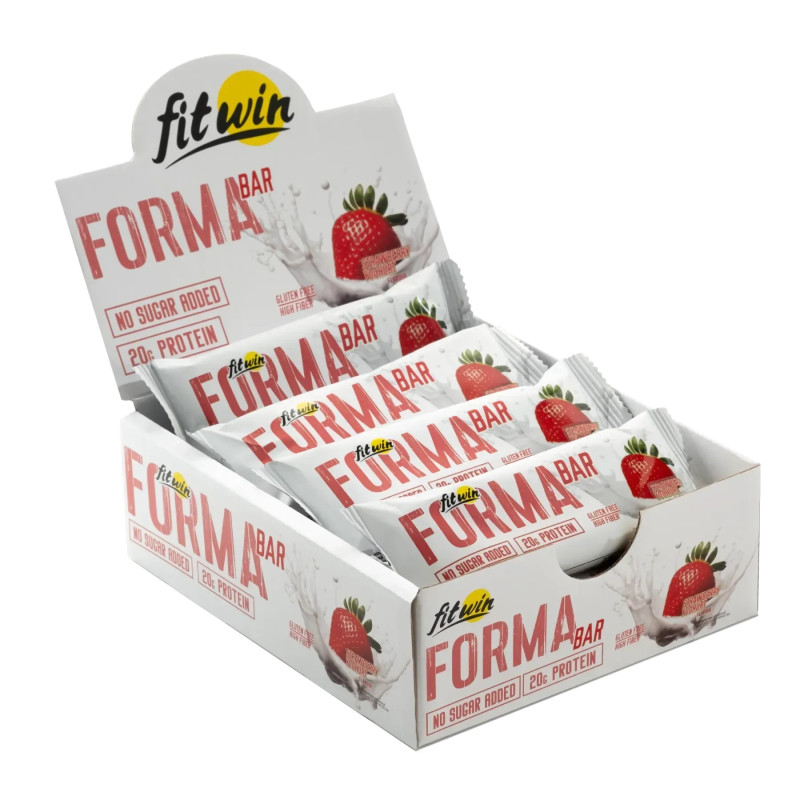 Батончик FitWin Forma Bar полуничний йогурт 60г