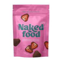 Сублімована полуниця в молочному шоколаді без цукру NakedFood, 50г