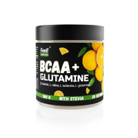 Амінокислоти Feel Power Vegan BCAA 2:1:1+g lutamine апельсиновий фреш 300г