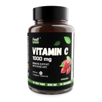 Вітамін-Ц Feel Power, Vitamin - C Vegan, 1000 мг, 90 рослинних таблеток