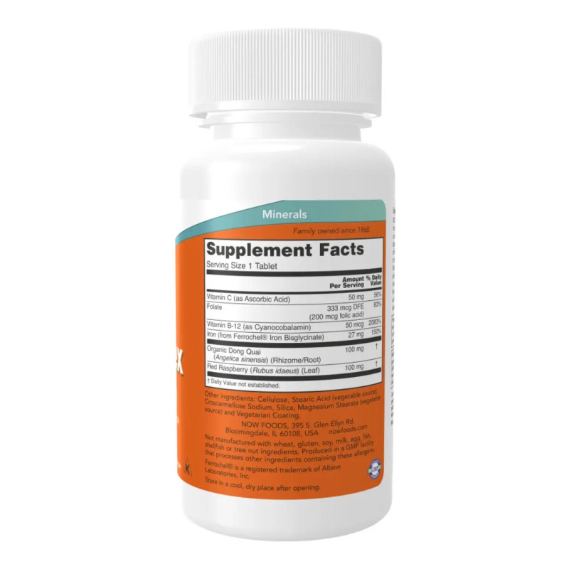 Комплекс заліза NOW FOOD Iron Complex -100 капсул