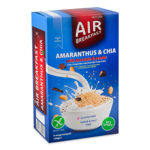Сніданок готовий Healthy Generation Чіа-шоколад-арахіс 120г 