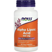 Альфа-ліпоєва кислота Now Alpha Lipoic Acid 60капс