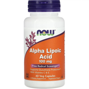 Альфа-ліпоєва кислота Now Alpha Lipoic Acid 60капс
