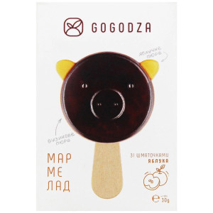 Желейний мармелад Gogodza бузина-яблуко зі шматочками яблука 30г