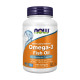 Омега 3 NOW Omega-3 1000мг 100капс