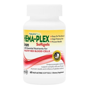 Вітамінно-мінеральний комплекс Nature's Plus Hema-Plex 60капс