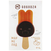 Желейний мармелад Gogodza  морква-бузина зі шматочками персика 30г