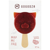 Желейний мармелад Gogodza  морква-кизил з ягодами малини 30г