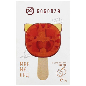 Желейний мармелад Gogodza   морква-яблуко зі шматочками яблука 30г