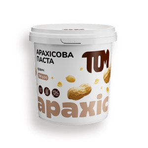 Паста ТОМ арахісова кранч 500г