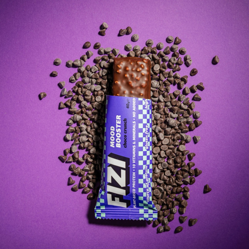 Батончик Fizi Choco Crunch у шоколадній глазурі 40г