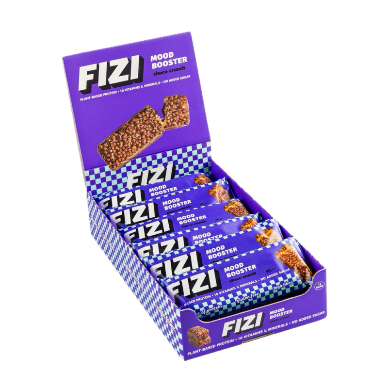 Батончик Fizi Choco Crunch у шоколадній глазурі 40г