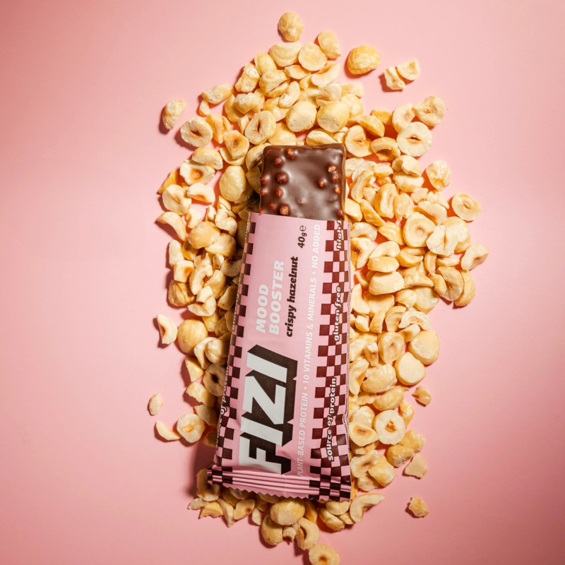 Батончик Fizi Crispy Hazelnut у шоколадній глазурі 40г