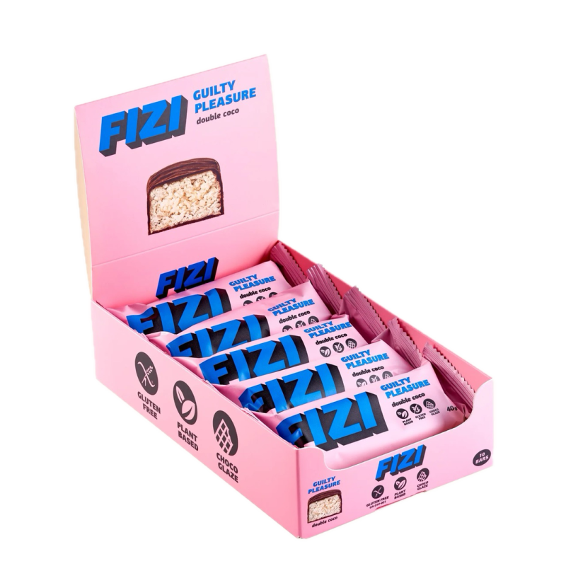 Батончик Fizi Guilty Pleasure Double Coco у шоколадній глазурі 40г