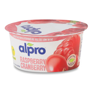 Десерт Alpro соєвий ферментований малина-журавлина 150г