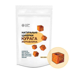 Натуральні цукерки FloverFood курага журавлина 200г