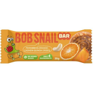 Батончик Bob Snail хурма-апельсин-кеш'ю-кріпси кіноа 35г