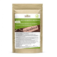 Кава без кофеїну Здорово арабіка мелена 250г