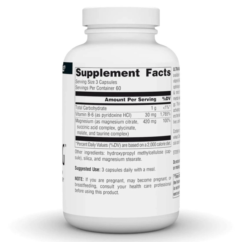 Магній комплекс Source Naturals Ultra-Mag 180капсул