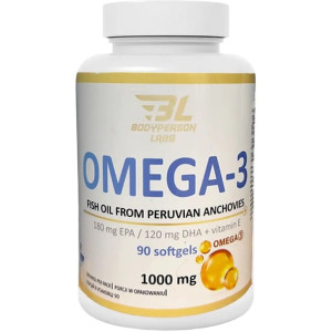 Риб'ячий жир Bodyperson Labs Omega 3 90 капсул