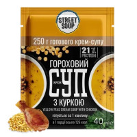 Гороховий з куркою крем-суп у саше Street Soup 40г