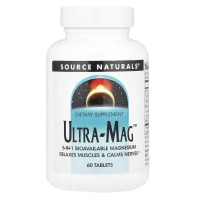 Магній комплекс Source Naturals Ultra-Mag 60таблеток