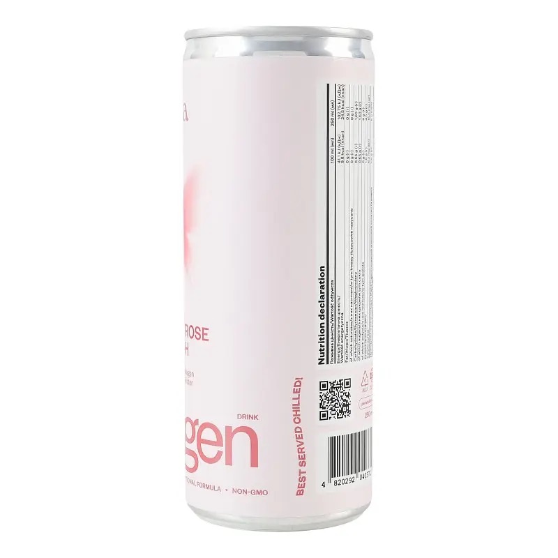 Функціональний напій Perla Helsa Collagen Drink з трояндою та персиком 250мл