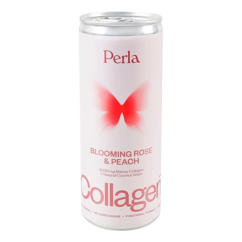 Функціональний напій Perla Helsa Collagen Drink з трояндою та персиком 250мл