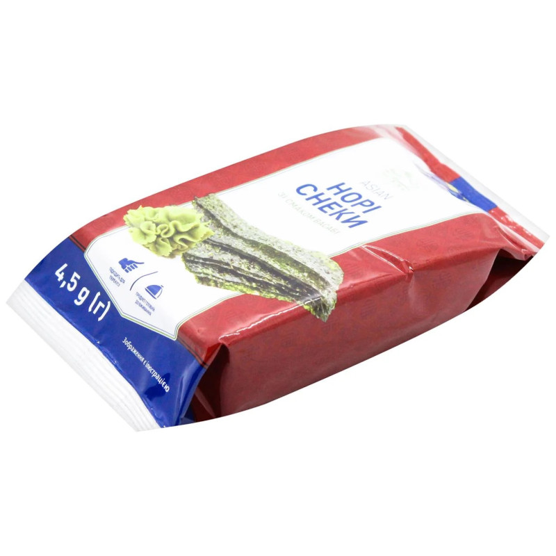 Норі снеки Metro Chef зі смаком васабі 4.5г