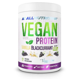 Протеїн AllNutrition Vegan Vanilla Blackcurrant 500г