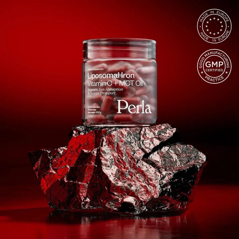 Залізо бісгліцинат Perla Helsa Liposomal Iron 60кап
