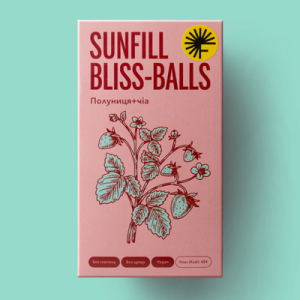 Цукерки Sunfill Bliss-balls полуниця-чіа 135г