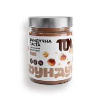 Паста ТОМ фундучна з молочним шоколадом 300г