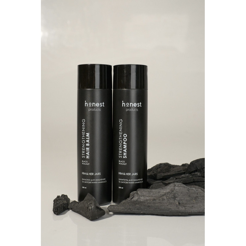 Шампунь Honest Products him&her Jars для зміцнення та запобігання ламкості 250мл