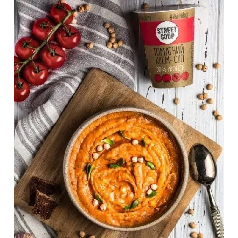 Крем-суп Street Soup томатний з перцем чилі 50г