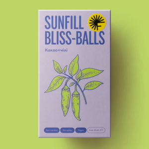 Цукерки Sunfill Bliss-balls какао-чілі 135г