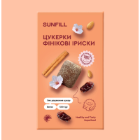 Цукерки Sunfill фінікові іриски 150г