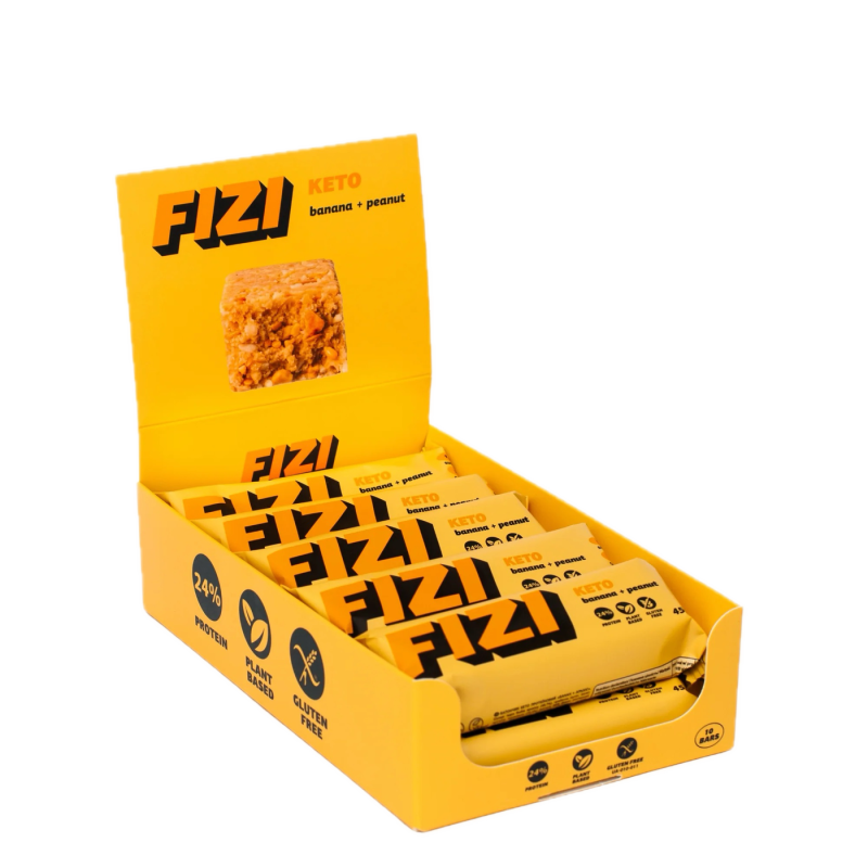 Батончик Fizi Кето banana + peanut 45г